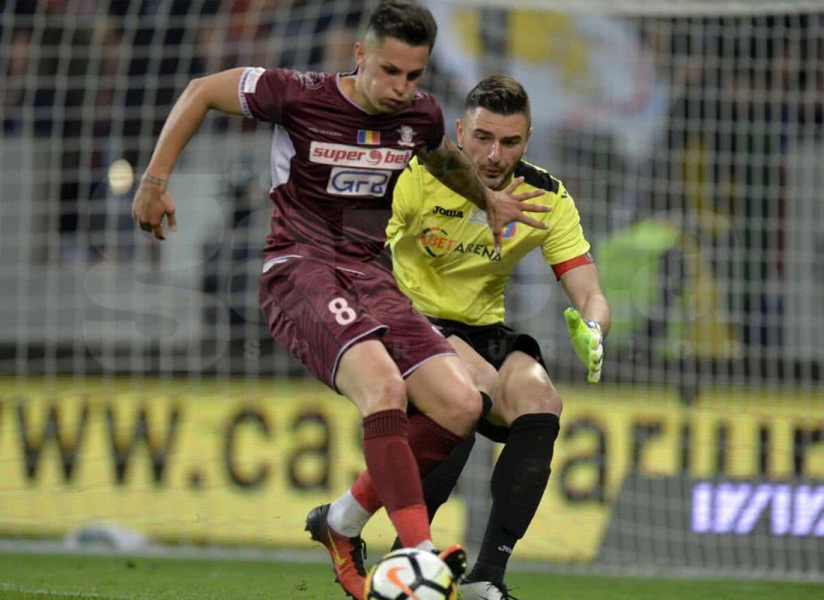 GALERIE FOTO Academia Rapid trece lejer de CSA Steaua, după un derby ca-n '90, cu show în tribune, huligani și 4 goluri » Asistență impresionantă pe Arena Națională: cifra oficială