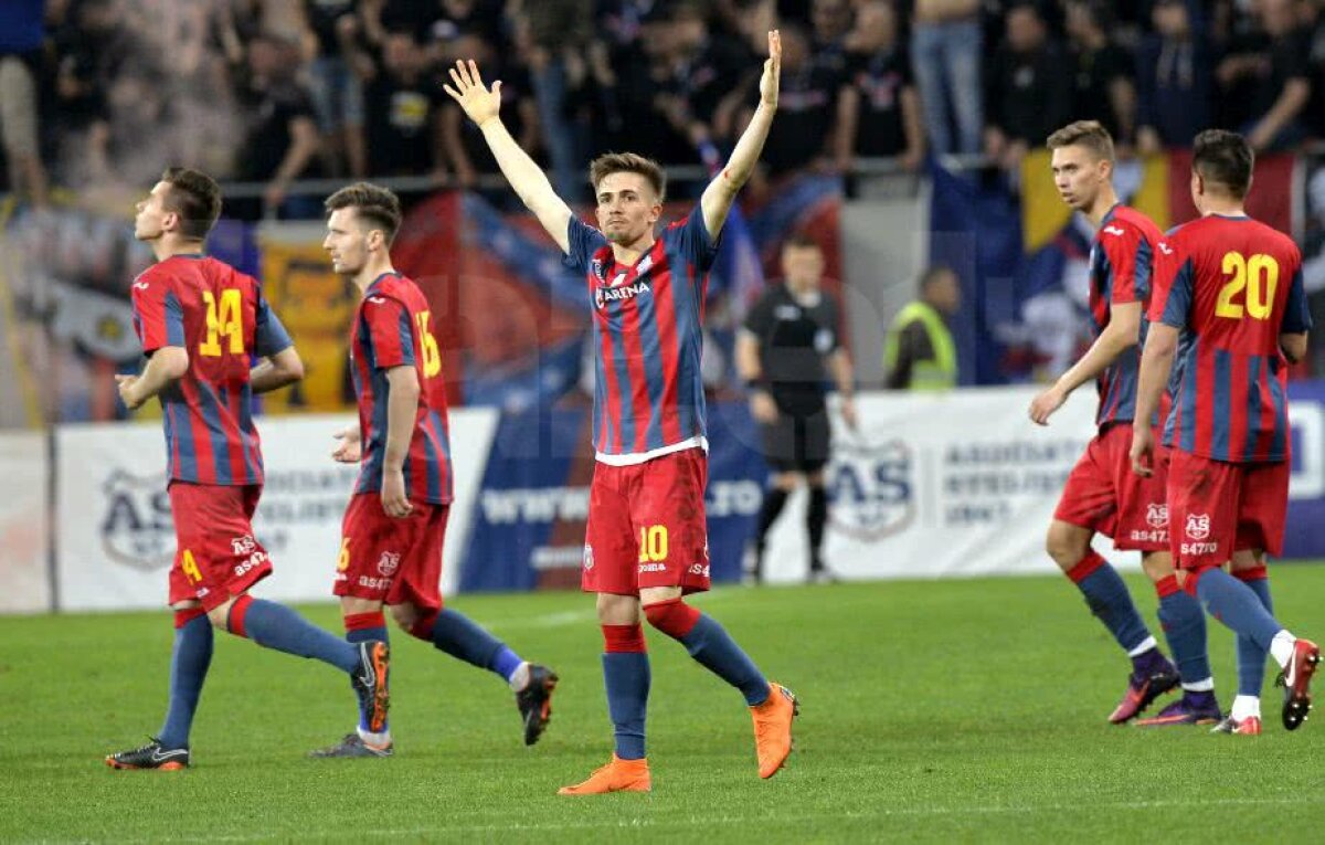 GALERIE FOTO Academia Rapid trece lejer de CSA Steaua, după un derby ca-n '90, cu show în tribune, huligani și 4 goluri » Asistență impresionantă pe Arena Națională: cifra oficială