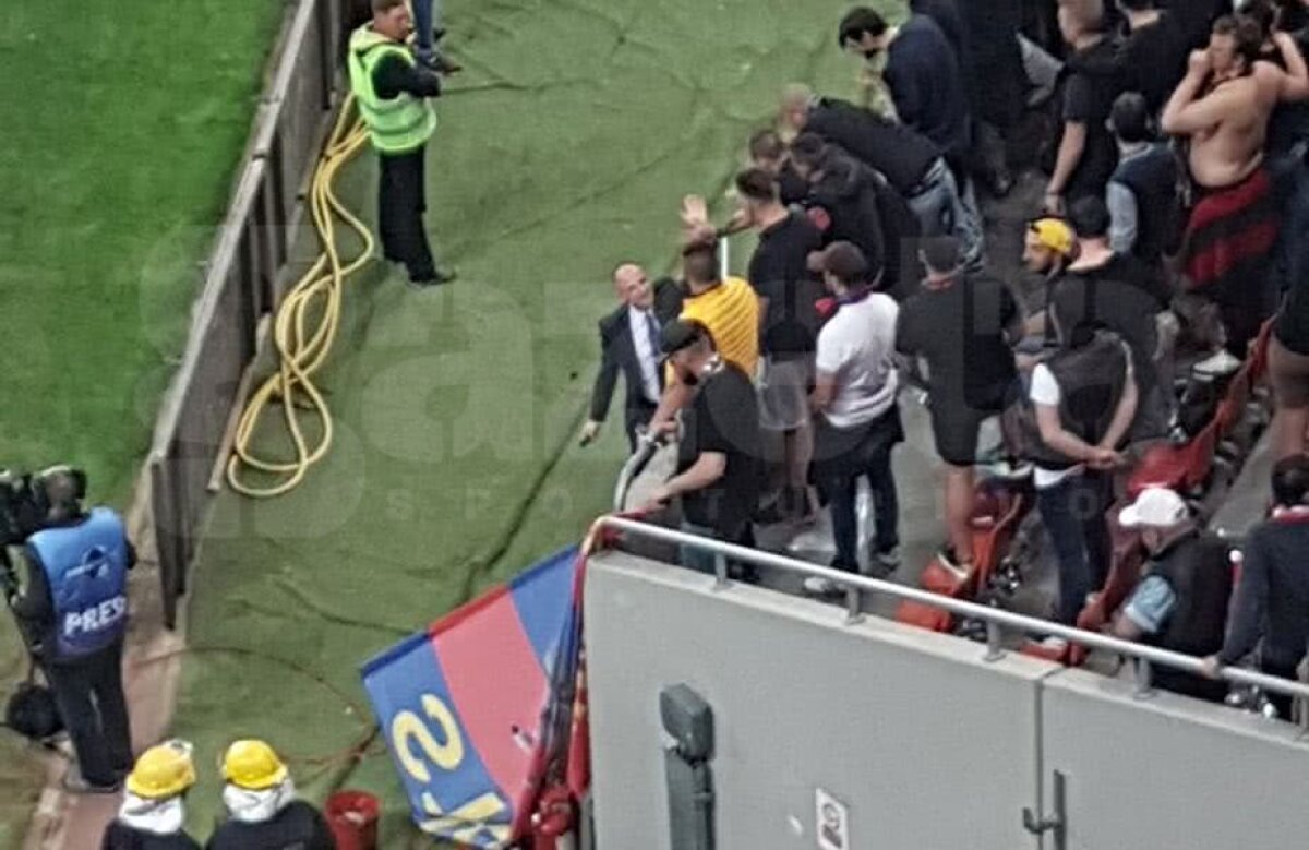 EXCLUSIV FOTO Imagini inedite cu Florin Talpan la pauza derby-ului Steaua - Academia Rapid 1-3 