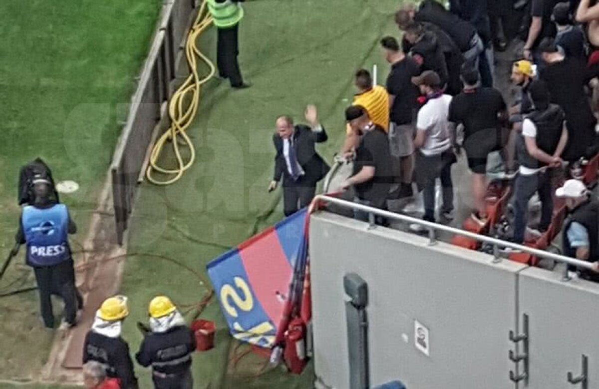 EXCLUSIV FOTO Imagini inedite cu Florin Talpan la pauza derby-ului Steaua - Academia Rapid 1-3 