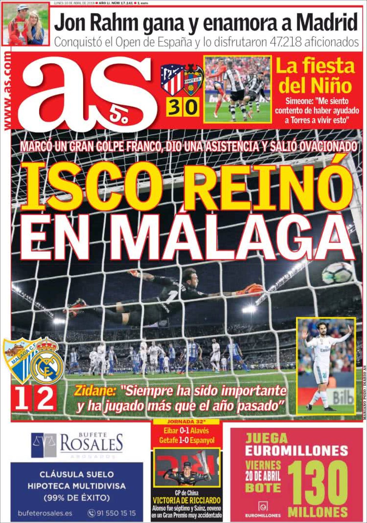 Ce scriu azi ziarele de sport din lume (16 aprilie 2018)