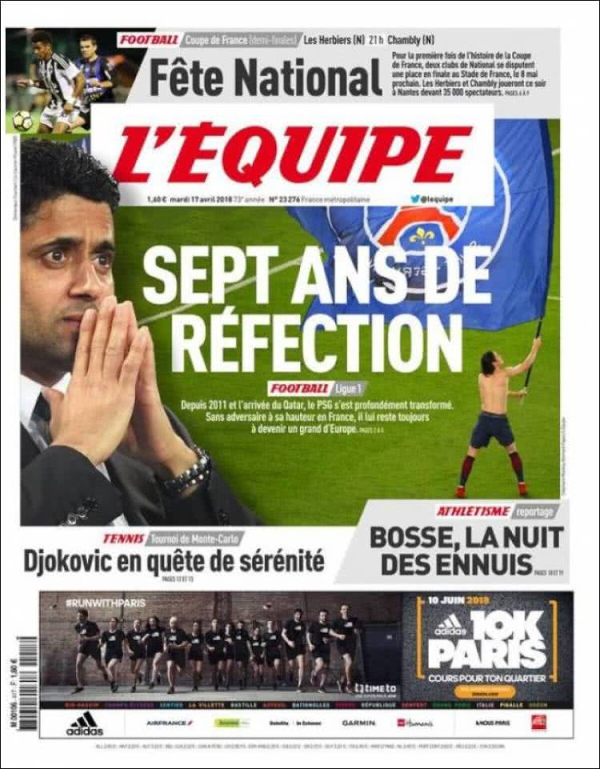 Ce scriu azi ziarele de sport din lume (17 aprilie 2018)