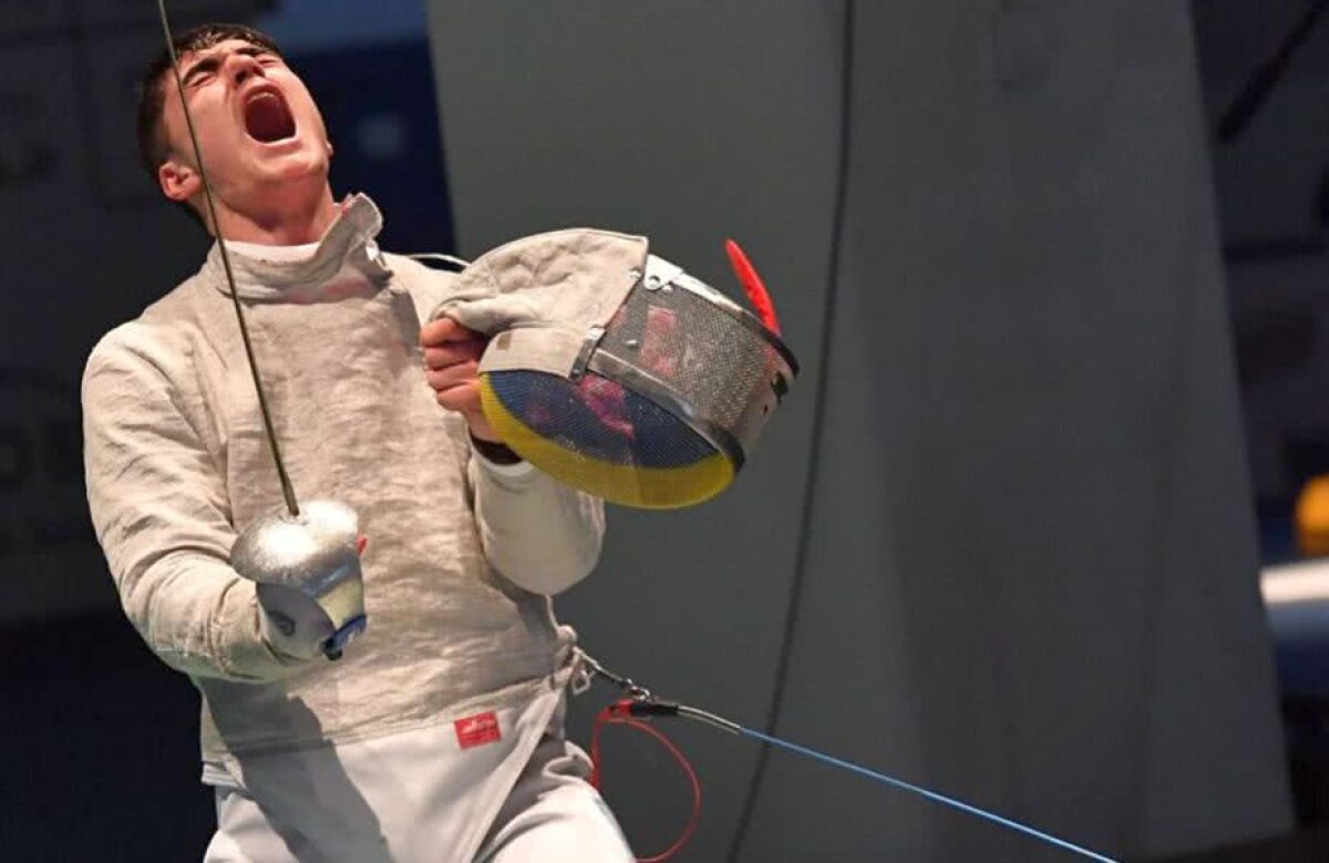 Povestea lui Andrei Păștin, primul campion mondial al României în proba de sabie la cadeți: a început târziu scrima, studiază mate-info și îl admiră pe Gareth Bale