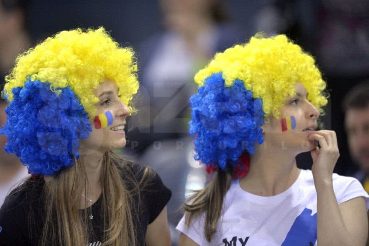 VIDEO+FOTO Coregrafie UNICĂ în istoria tenisului » Imagini fabuloase de la Sala Polivalentă din Cluj