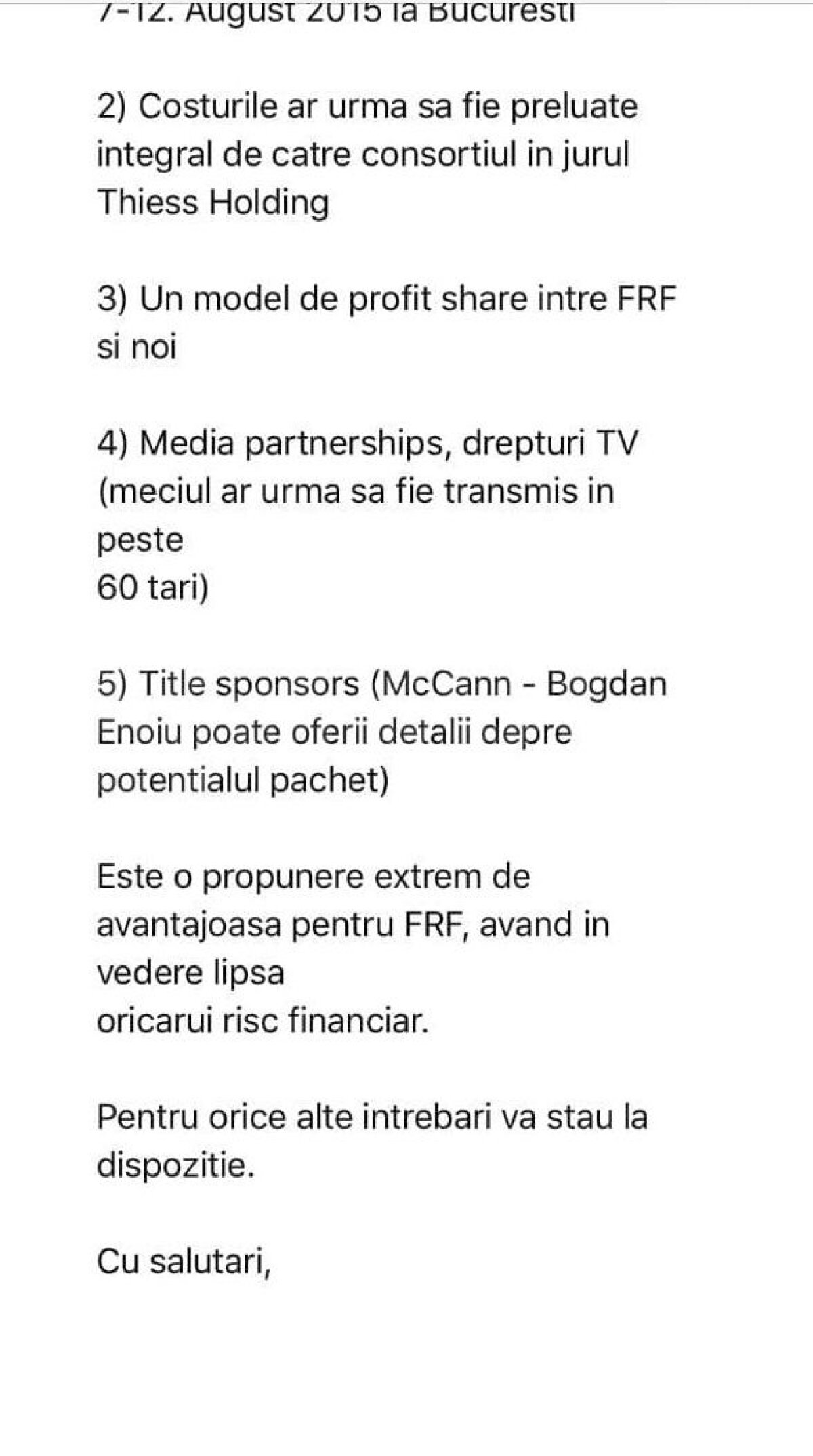 FOTO EXCLUSIV Răspunsul lui Thiess după acuzele lui Vochin: "Vorbesc despre lucruri concrete, nu baliverne" + Dovada că declarațiile consilierului FRF n-au fost adevărate
