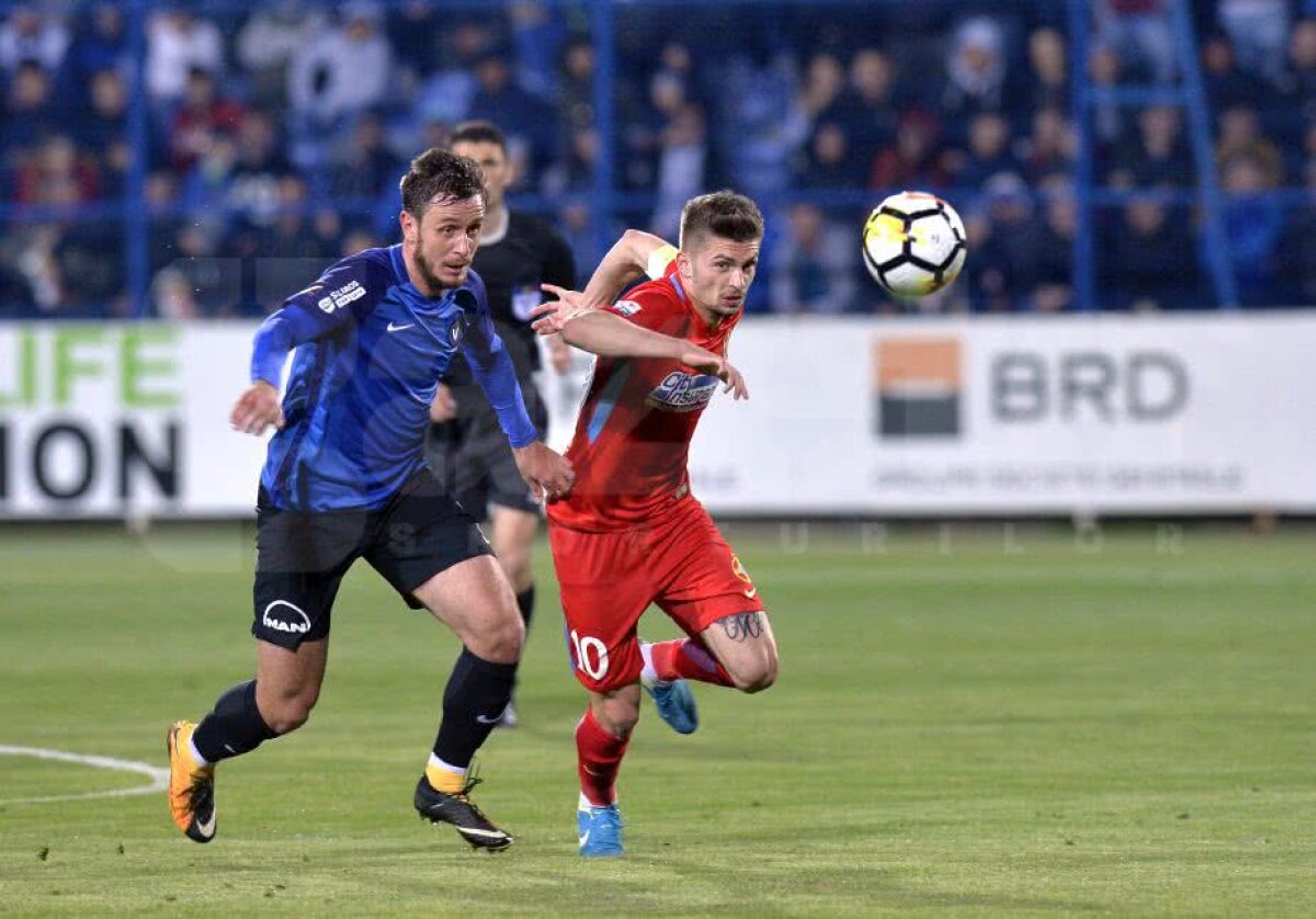 VIDEO + FOTO Xpectaculos! » FCSB salvează un punct la Ovidiu, după un meci nebun, cu 4 goluri. CFR o poate egala cu 7 zile înaintea finalei pentru titlu