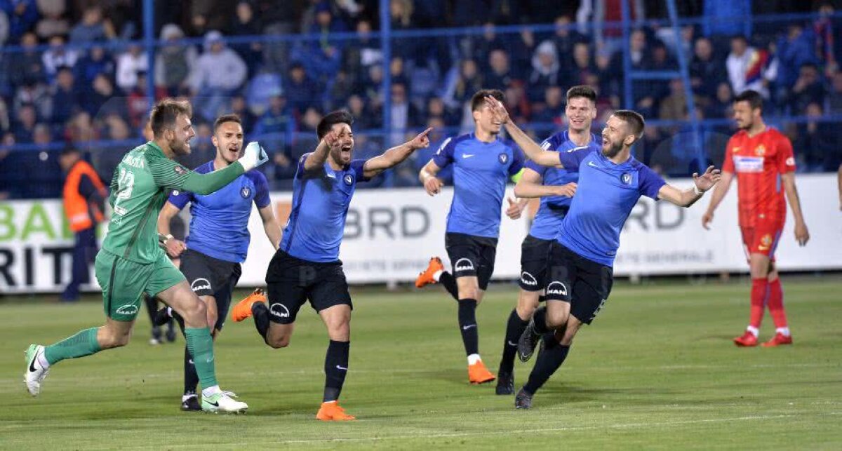 VIDEO + FOTO Xpectaculos! » FCSB salvează un punct la Ovidiu, după un meci nebun, cu 4 goluri. CFR o poate egala cu 7 zile înaintea finalei pentru titlu