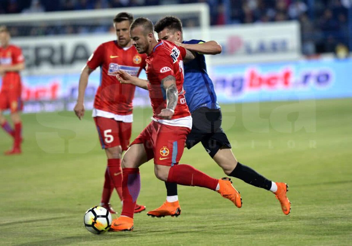 VIDEO + FOTO Xpectaculos! » FCSB salvează un punct la Ovidiu, după un meci nebun, cu 4 goluri. CFR o poate egala cu 7 zile înaintea finalei pentru titlu