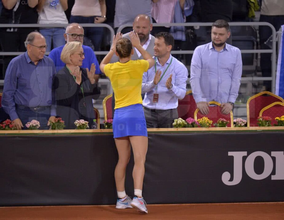 GALERIE FOTO Simona Halep țintește sus după calificarea în Grupa Mondială: "Trebuie să visăm la trofeul Fed Cup! Asta este dorința mea cea mai mare"