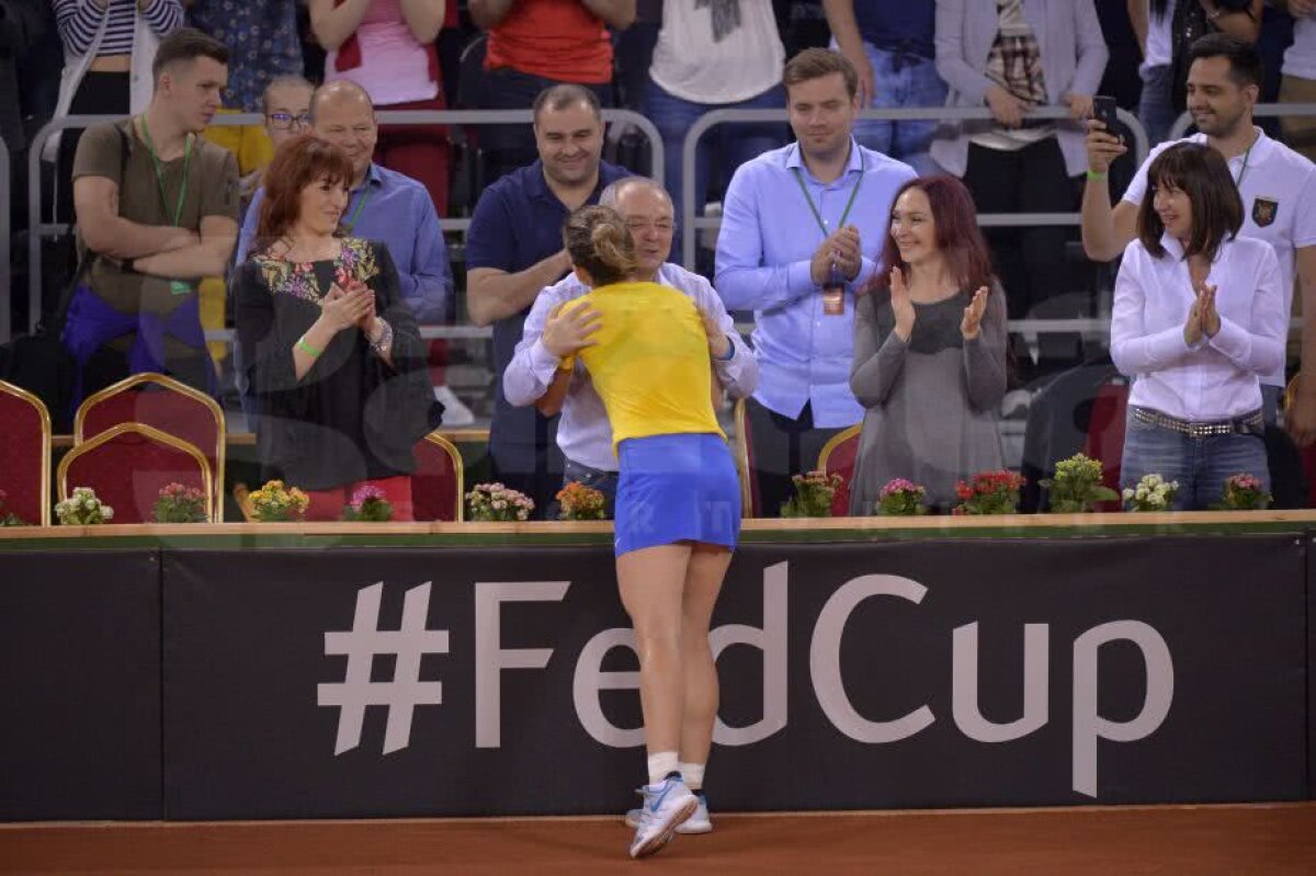 GALERIE FOTO Simona Halep țintește sus după calificarea în Grupa Mondială: "Trebuie să visăm la trofeul Fed Cup! Asta este dorința mea cea mai mare"