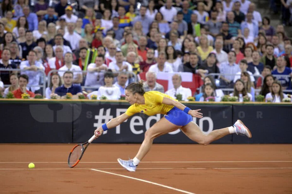 GALERIE FOTO Simona Halep țintește sus după calificarea în Grupa Mondială: "Trebuie să visăm la trofeul Fed Cup! Asta este dorința mea cea mai mare"