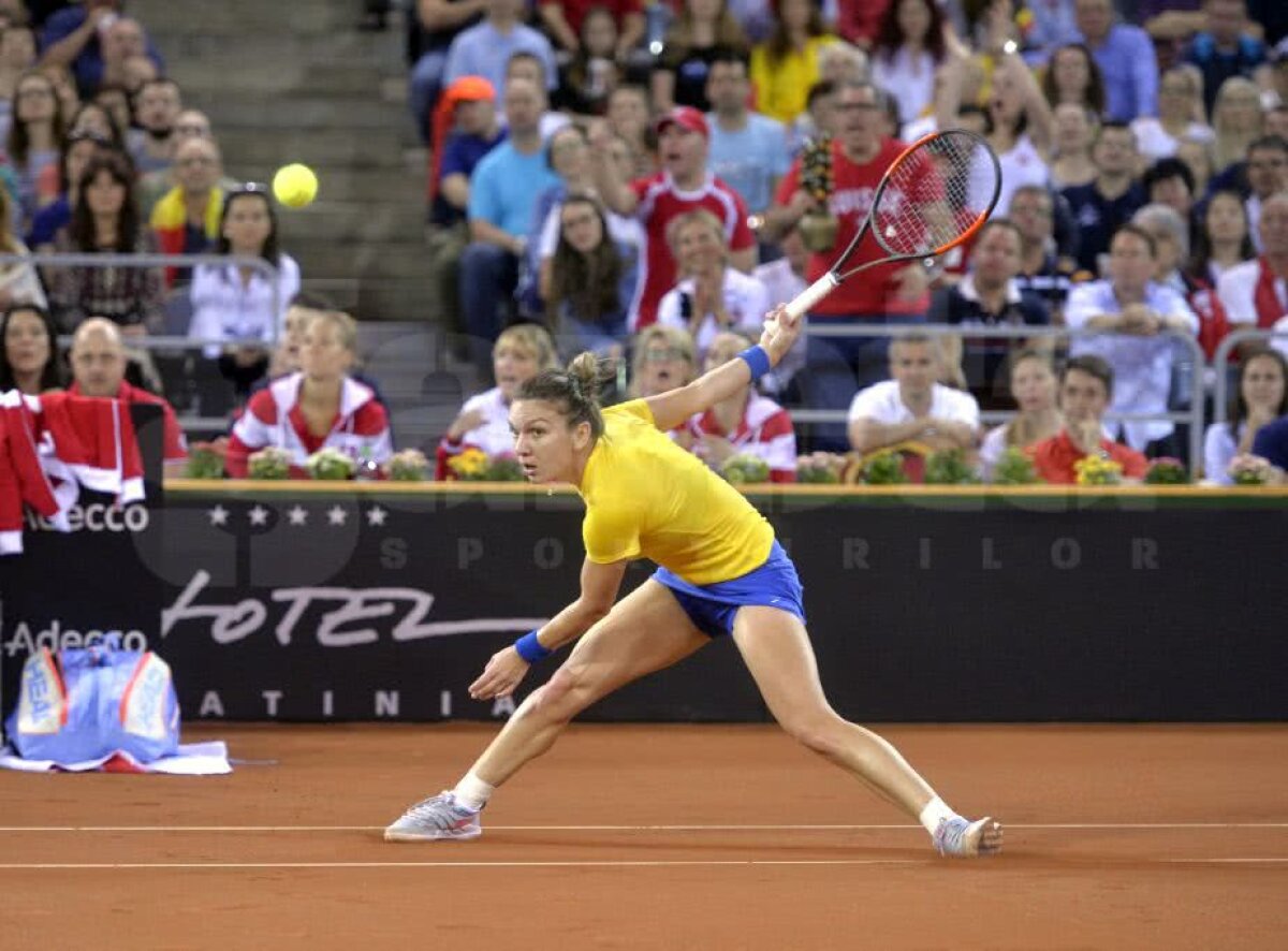 GALERIE FOTO Simona Halep țintește sus după calificarea în Grupa Mondială: "Trebuie să visăm la trofeul Fed Cup! Asta este dorința mea cea mai mare"