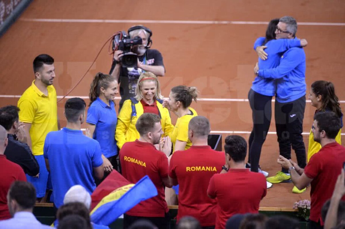 GALERIE FOTO Simona Halep țintește sus după calificarea în Grupa Mondială: "Trebuie să visăm la trofeul Fed Cup! Asta este dorința mea cea mai mare"