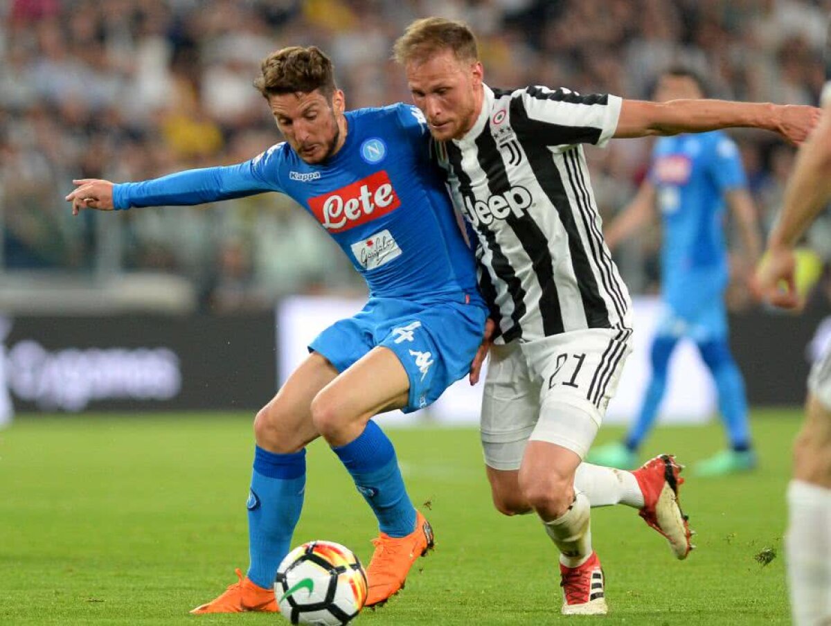 VIDEO + FOTO Nebunie în Serie A! Napoli câștigă dramatic cu Juventus și se apropie la un punct de lider. Cum a sărbătorit Chiricheș victoria în vestiar
