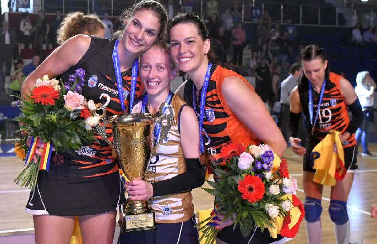 EXCLUSIV Cel mai mare nume care a jucat vreodată în voleiul de la noi, sportivă plătită precum Neagu, după titlul câștigat cu CSM: ”România a fost o mare surpriză”