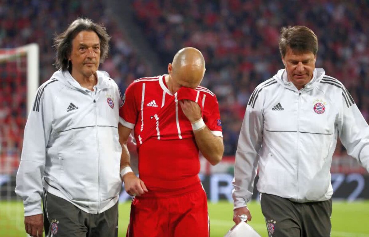 BAYERN MUNCHEN - REAL MADRID // FOTO Coșmar pentru Heynckes în prima repriză cu Real Madrid! Două accidentări grele în doar câteva minute