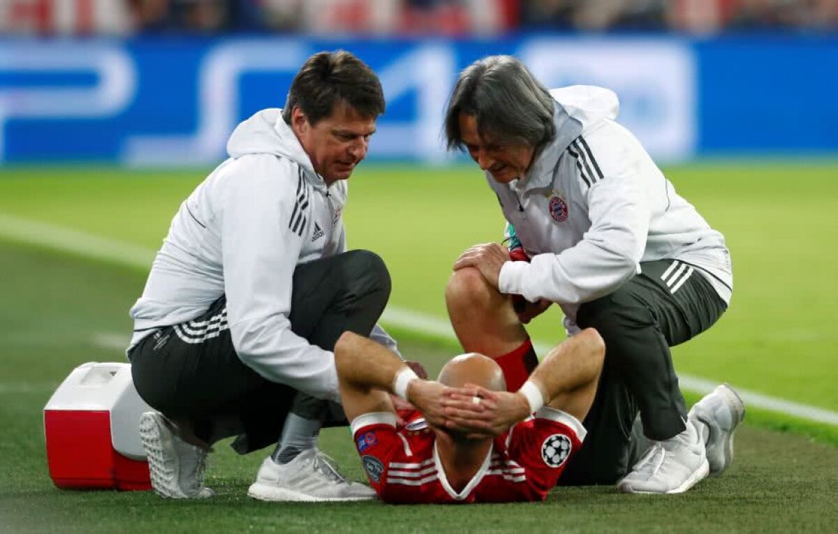 BAYERN MUNCHEN - REAL MADRID // FOTO Coșmar pentru Heynckes în prima repriză cu Real Madrid! Două accidentări grele în doar câteva minute