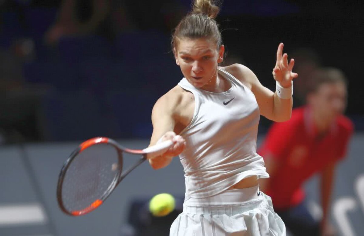 SIMONA HALEP - MAGDALENA RYBARIKOVA // FOTO + VIDEO Halep e în sferturi la Stuttgart! Victorie în fața Rybarikovei, după ce liderul mondial a pierdut primul set + cu cine ar putea juca