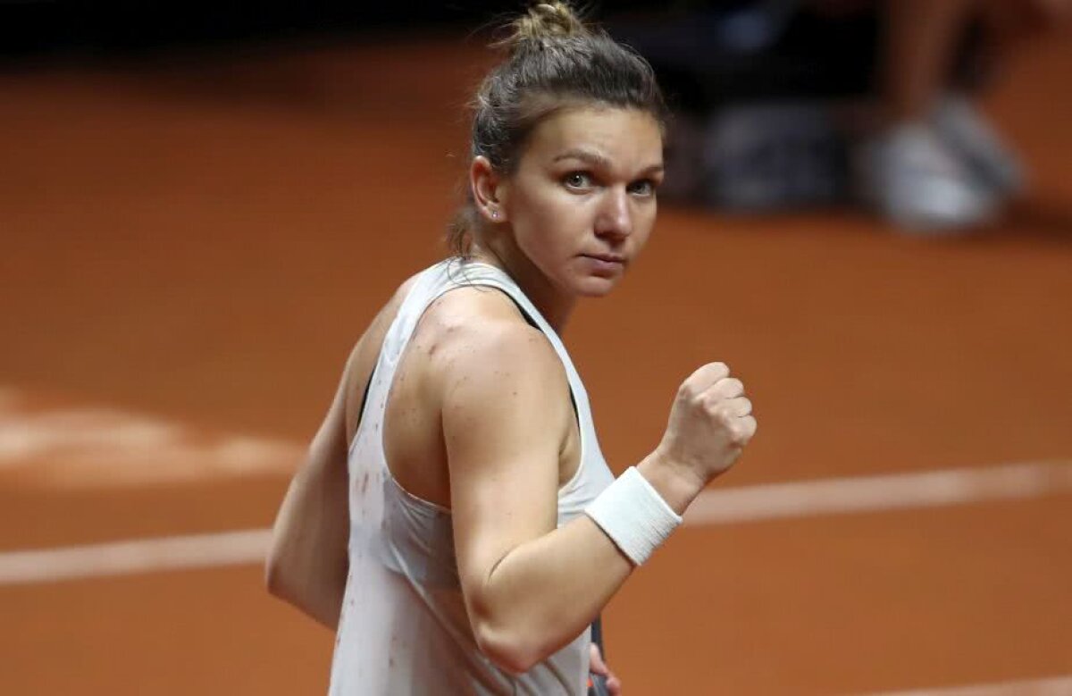 SIMONA HALEP - MAGDALENA RYBARIKOVA // FOTO + VIDEO Halep e în sferturi la Stuttgart! Victorie în fața Rybarikovei, după ce liderul mondial a pierdut primul set + cu cine ar putea juca