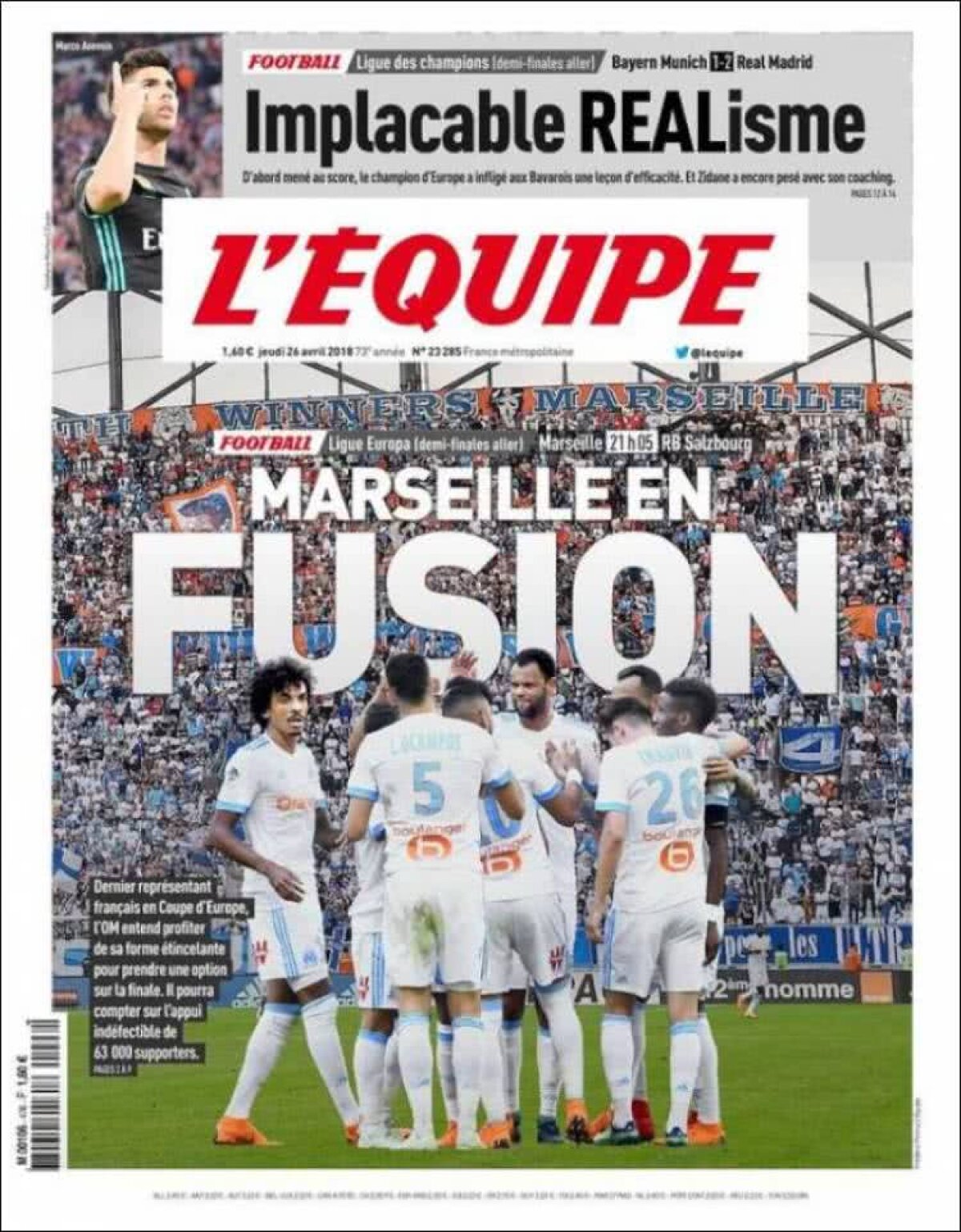 Ce scriu azi ziarele de sport din lume (26 aprilie 2018)