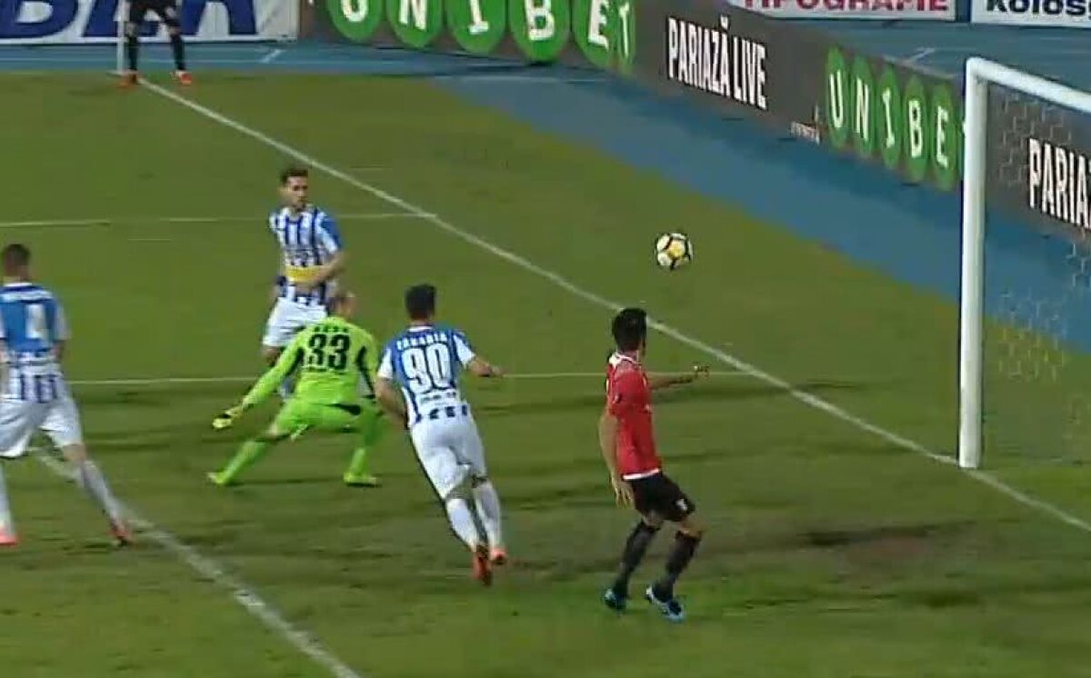 VIDEO Gafă incredibilă a portarului de la Poli Iași! Se înscrie pe lista celor mai mari erori din acest sezon