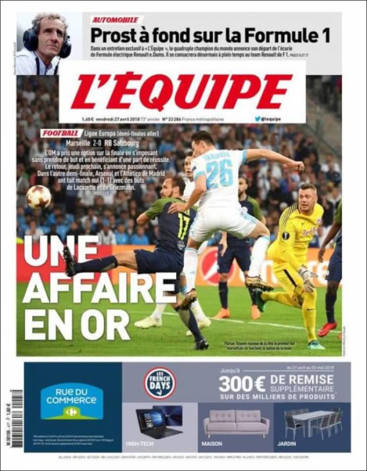 Ce scriu azi ziarele de sport din lume (27 aprilie 2018)