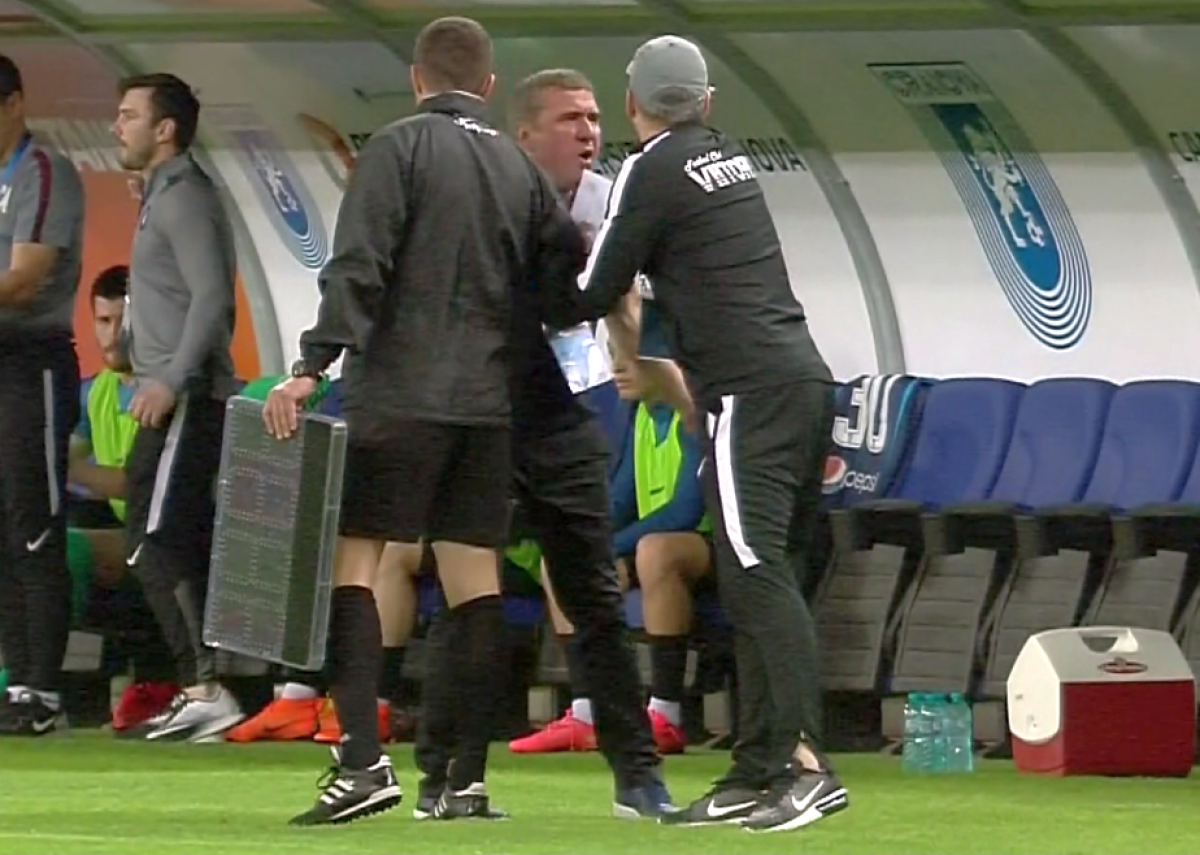 FOTO Gică Hagi a răbufnit la adresa unui om din propriul staff