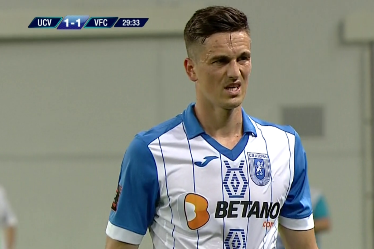 FOTO Sperietură pentru Gardoș! O nouă accidentare pentru fundașul Craiovei