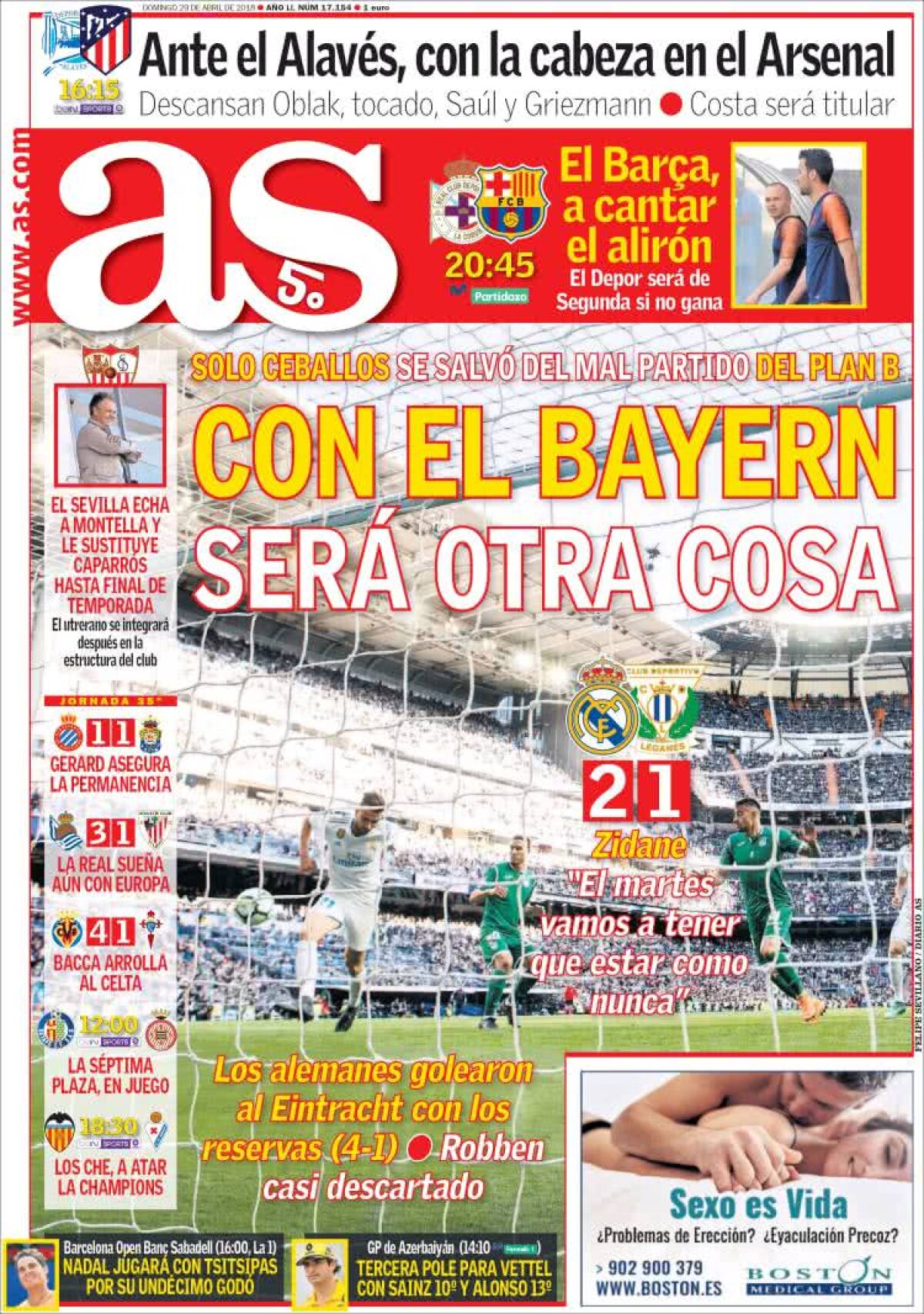 Ce scriu azi ziarele de sport din lume (29 aprilie 2018)