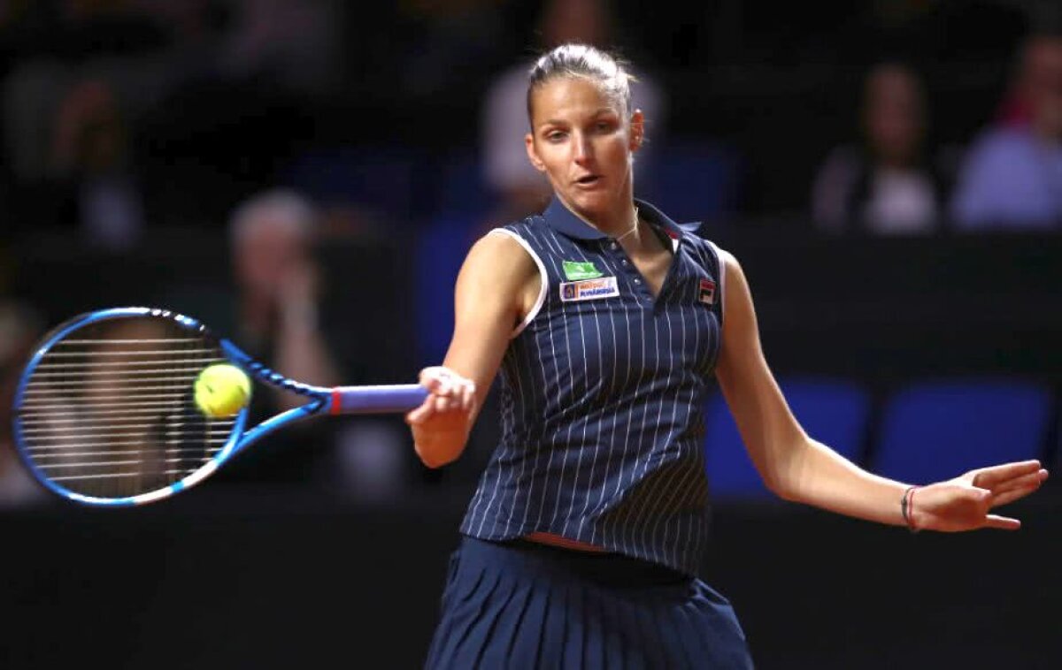 WTA STUTTGART // VIDEO + FOTO Karolina Pliskova a dat lovitura la turneul în care Simona Halep pornea ca mare favorită!