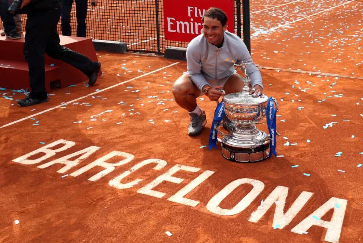 FOTO Nadal, de neoprit pe zgură! E rege și la Barcelona