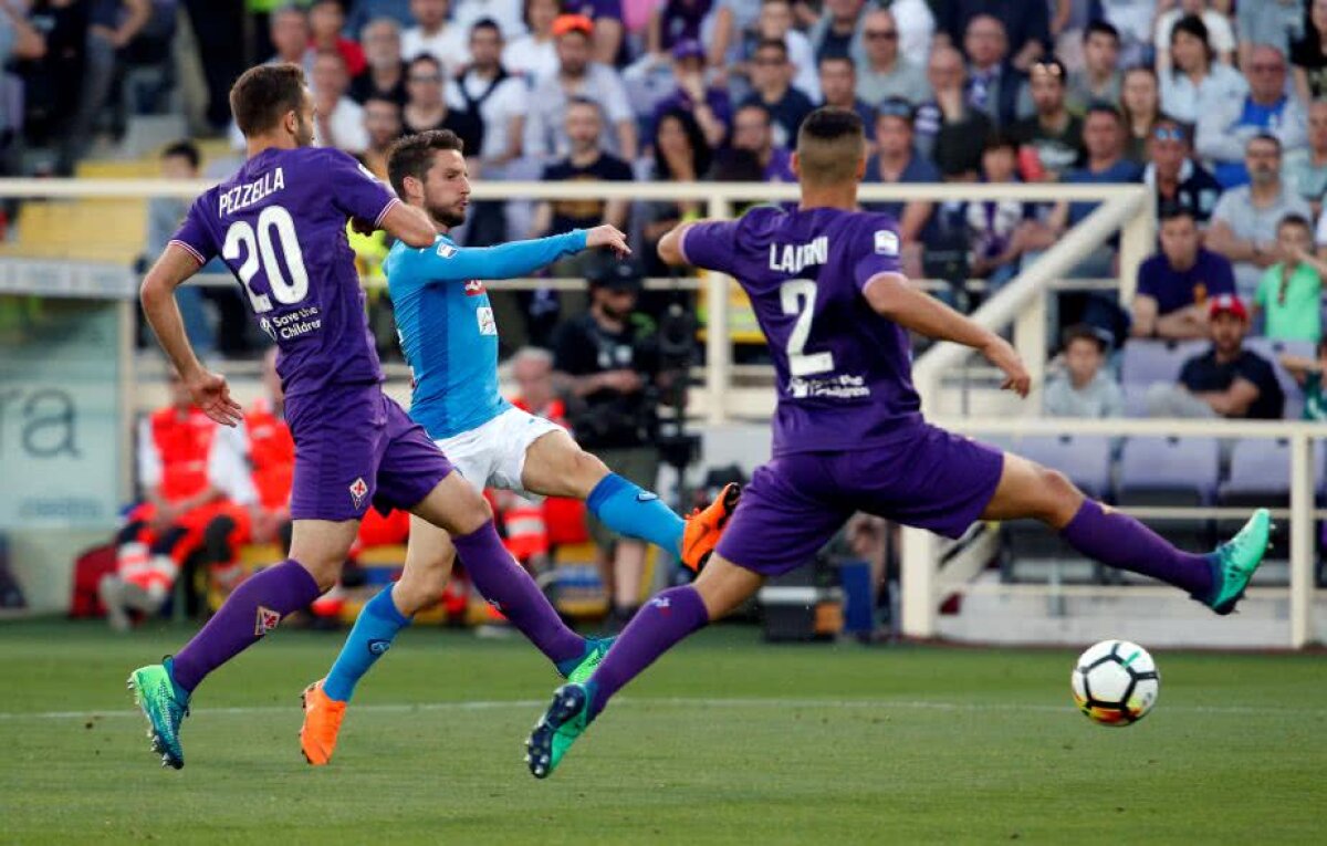 VIDEO+FOTO Adio titlu pentru Napoli! Formația lui Chiricheș a pierdut la Fiorentina, scor 0-3