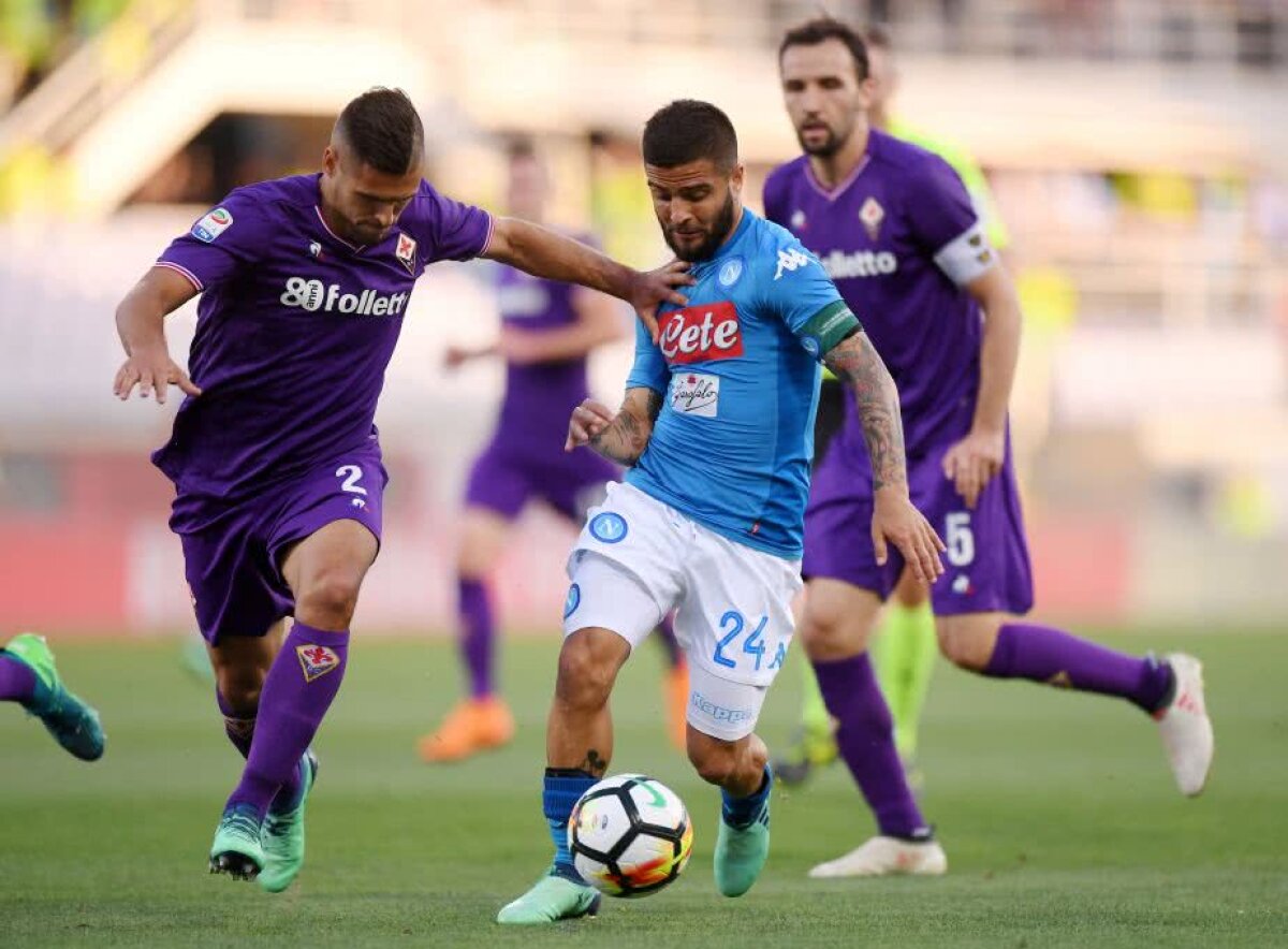 VIDEO+FOTO Adio titlu pentru Napoli! Formația lui Chiricheș a pierdut la Fiorentina, scor 0-3