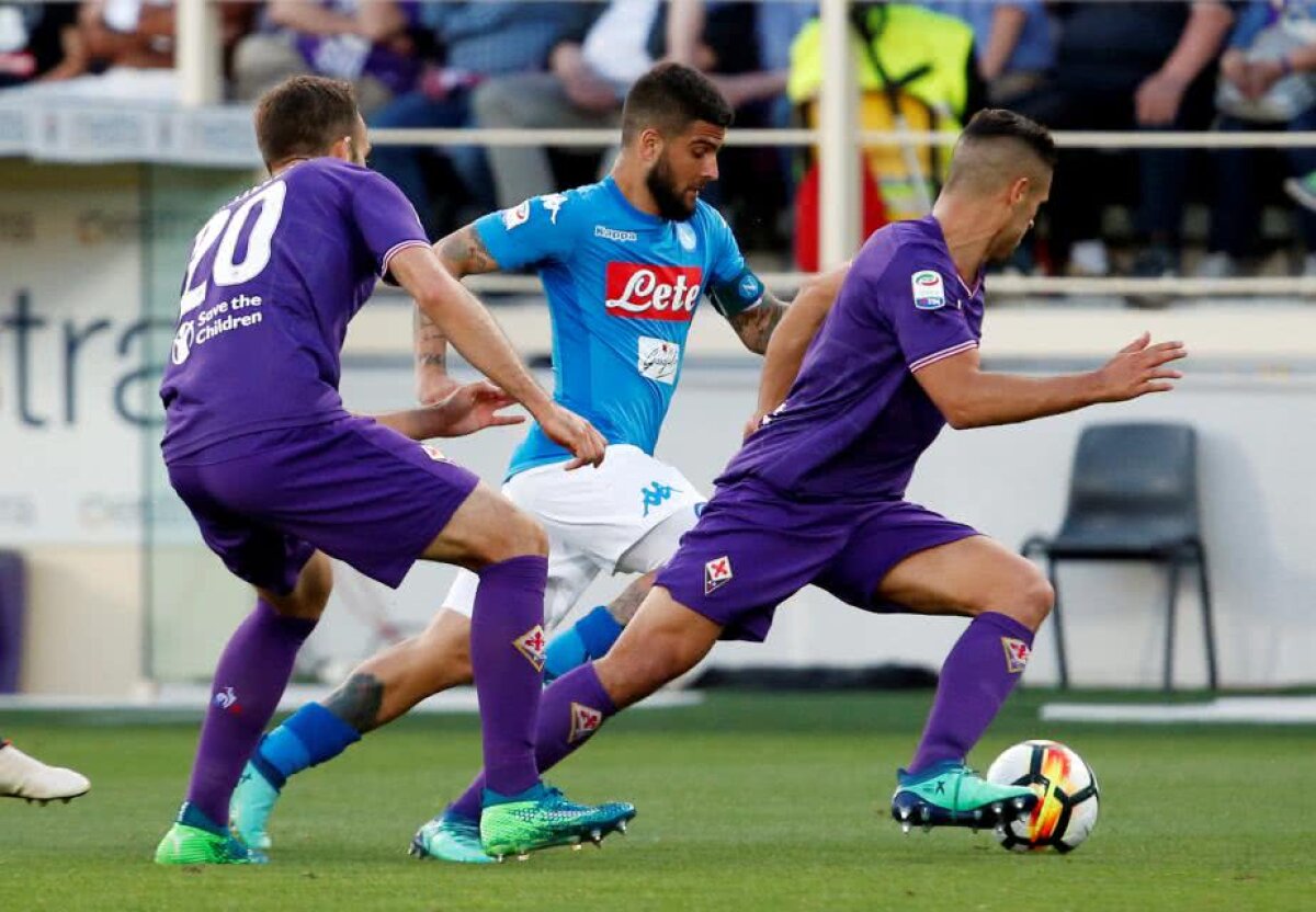 VIDEO+FOTO Adio titlu pentru Napoli! Formația lui Chiricheș a pierdut la Fiorentina, scor 0-3