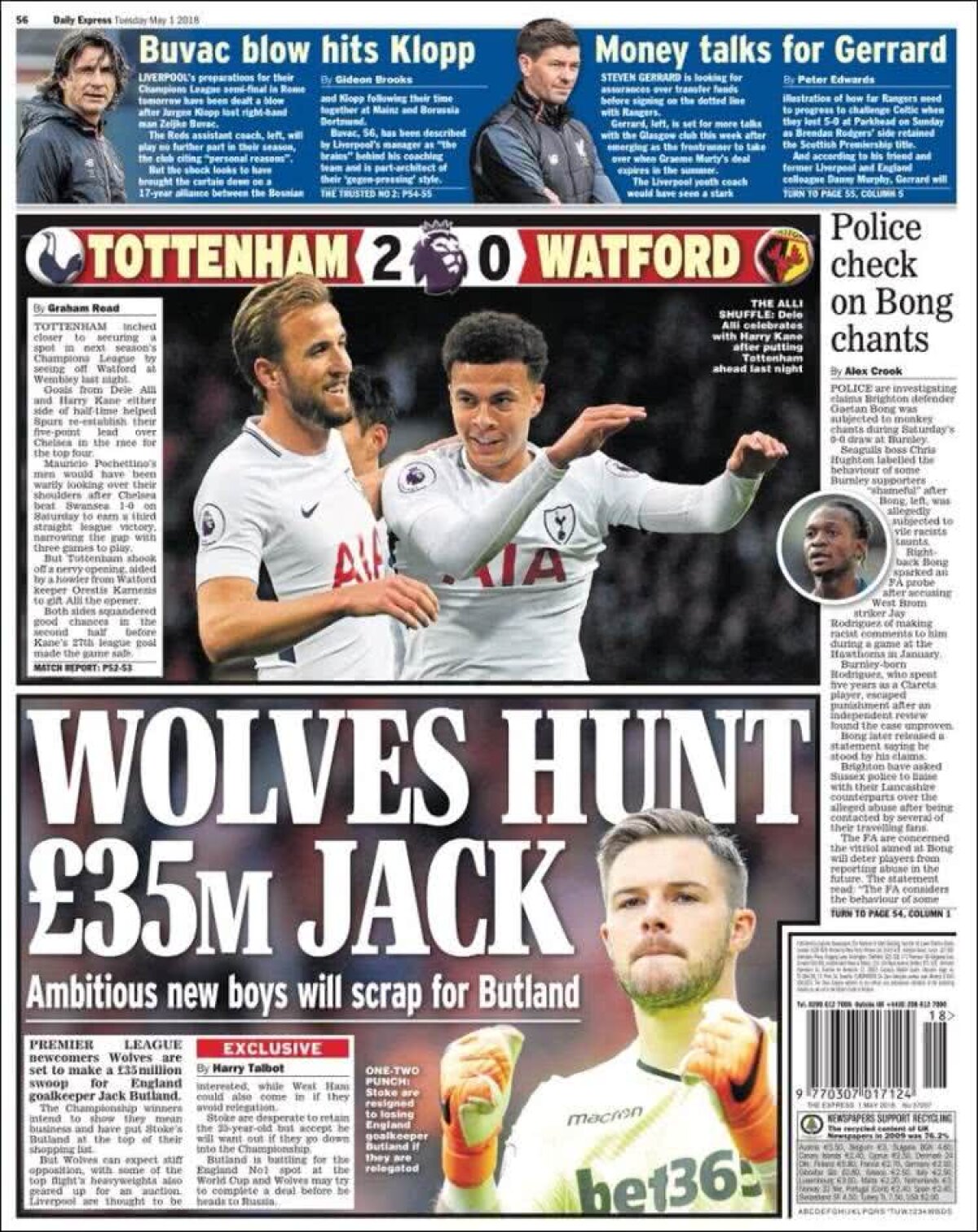 Ce scriu azi ziarele de sport din lume (1 mai 2018)