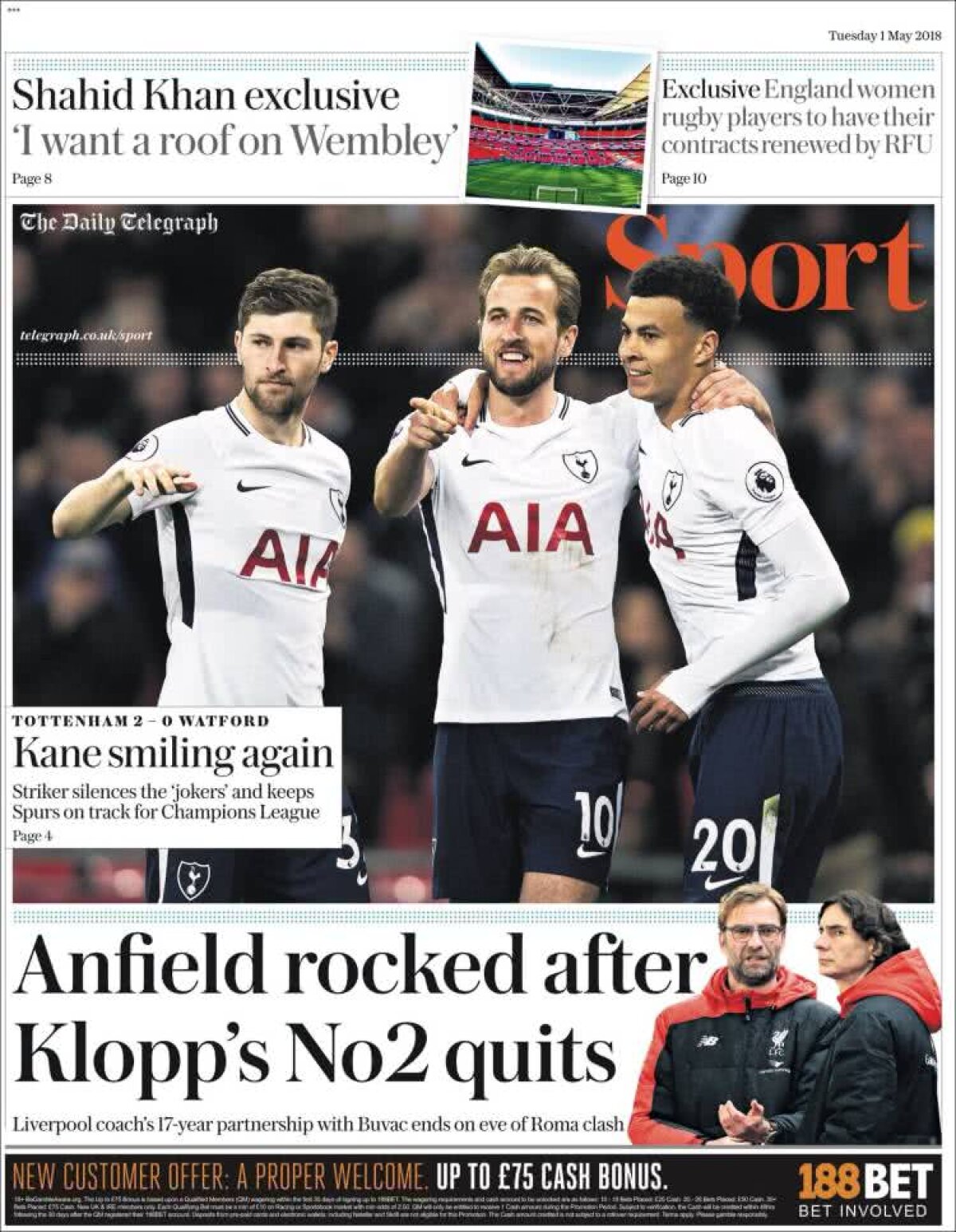 Ce scriu azi ziarele de sport din lume (1 mai 2018)