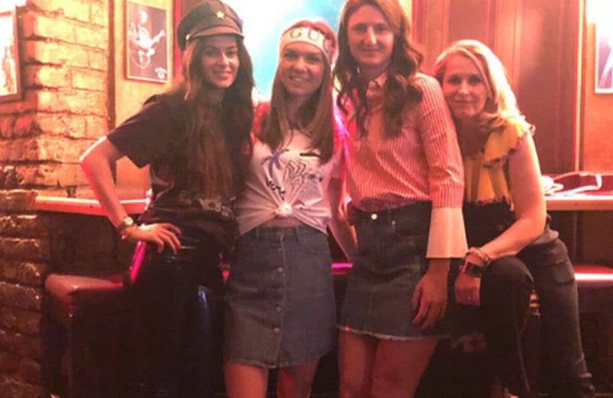 SIMONA HALEP. GALERIE FOTO » Simona Halep, party înainte de turneul de la Madrid » Liderul WTA s-a distrat alături de Begu, Pavel și Alina Tecșor
