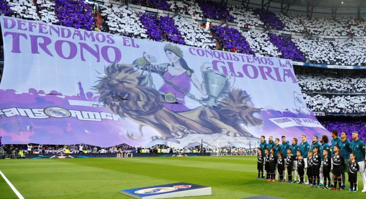 GALERIE FOTO Scenografie specială pregătită de fanii lui Real Madrid