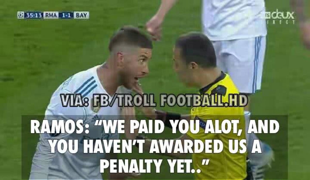 REAL MADRID - BAYERN // GALERIE FOTO Real Madrid și Cakir luați la țintă pe internet după meciul cu Bayern! Glumele curg după prestația dezastruoasă a turcului 