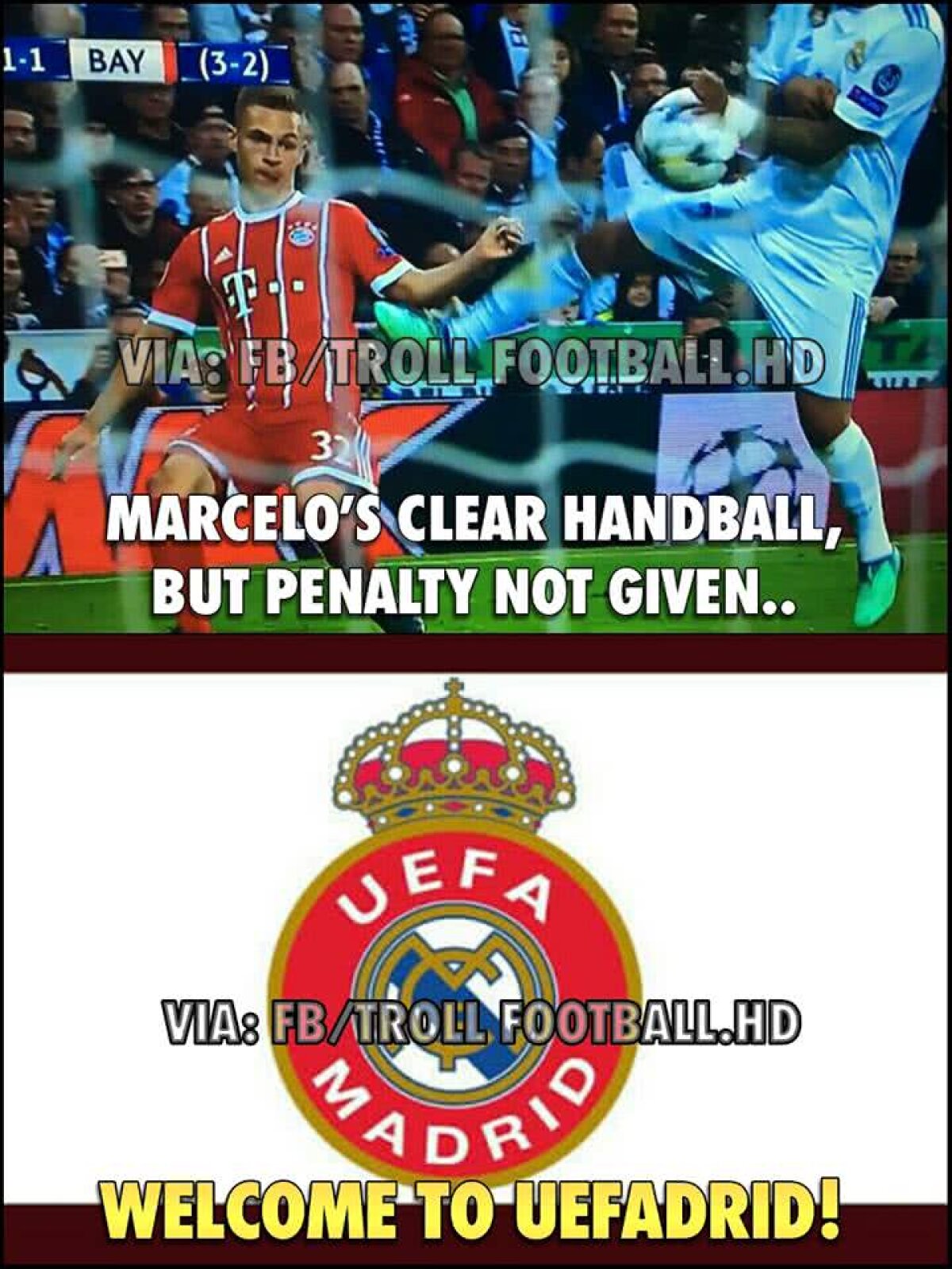 REAL MADRID - BAYERN // GALERIE FOTO Real Madrid și Cakir luați la țintă pe internet după meciul cu Bayern! Glumele curg după prestația dezastruoasă a turcului 