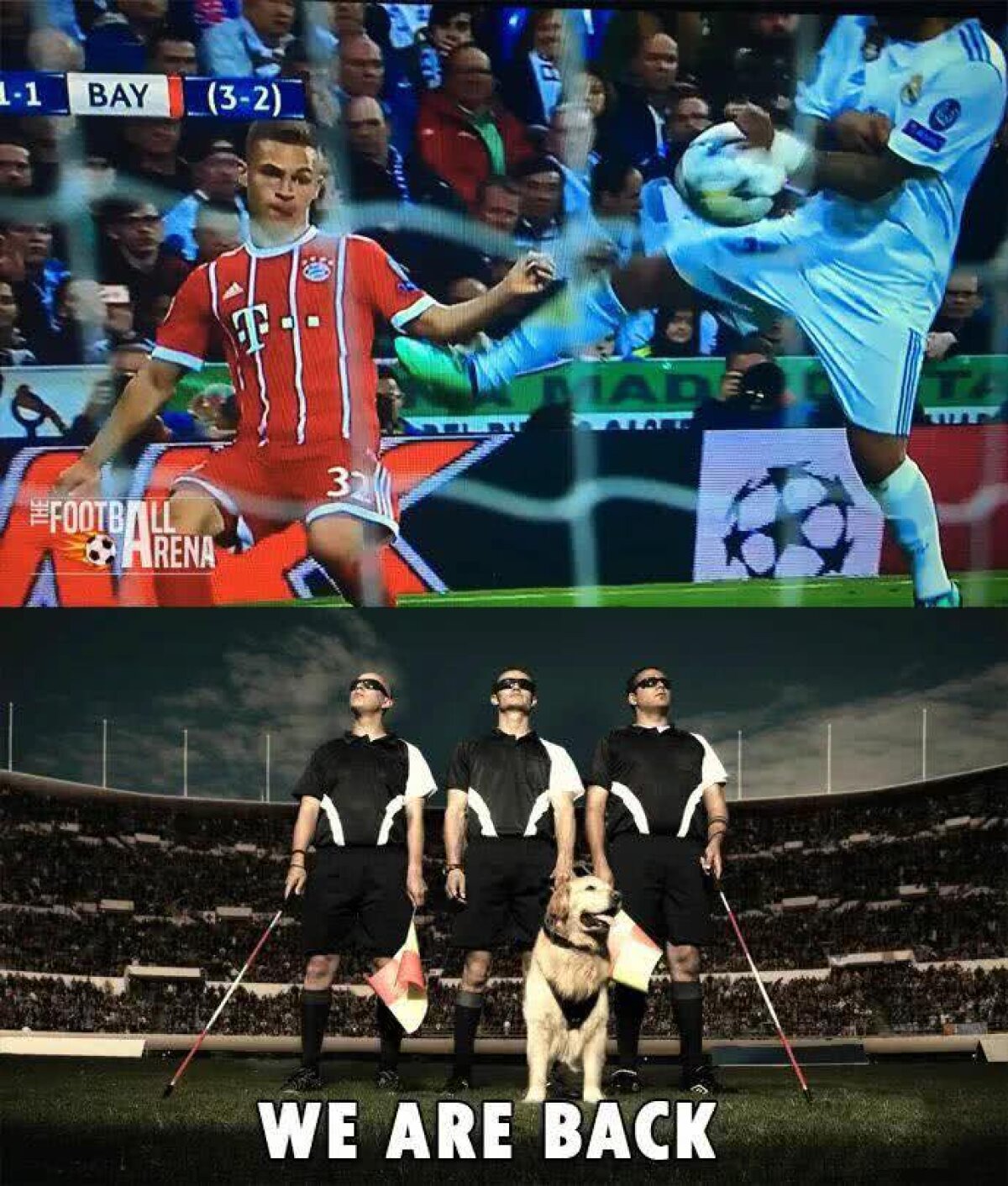 REAL MADRID - BAYERN // GALERIE FOTO Real Madrid și Cakir luați la țintă pe internet după meciul cu Bayern! Glumele curg după prestația dezastruoasă a turcului 