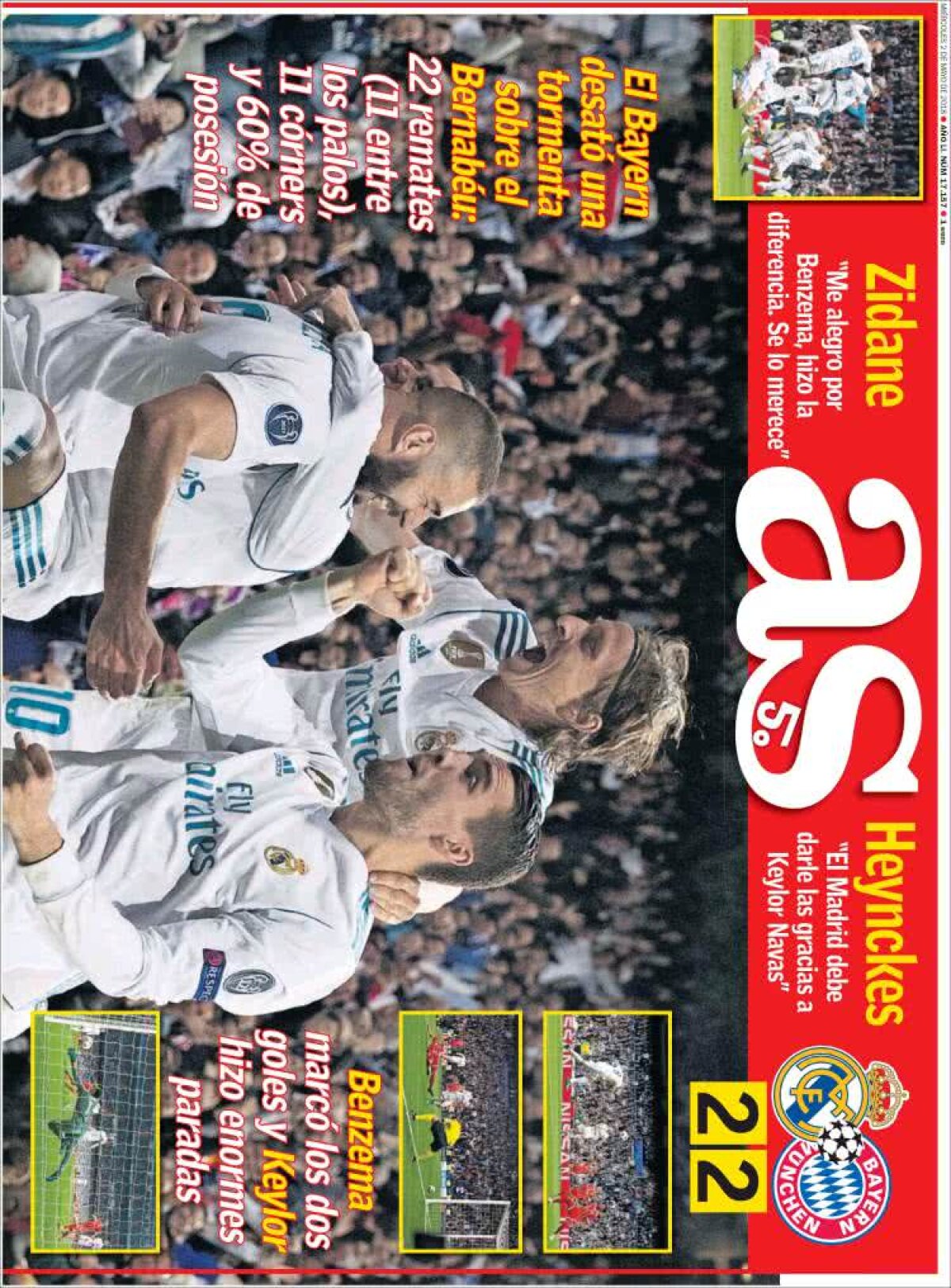 Ce scriu azi ziarele de sport din lume (2 mai 2018)