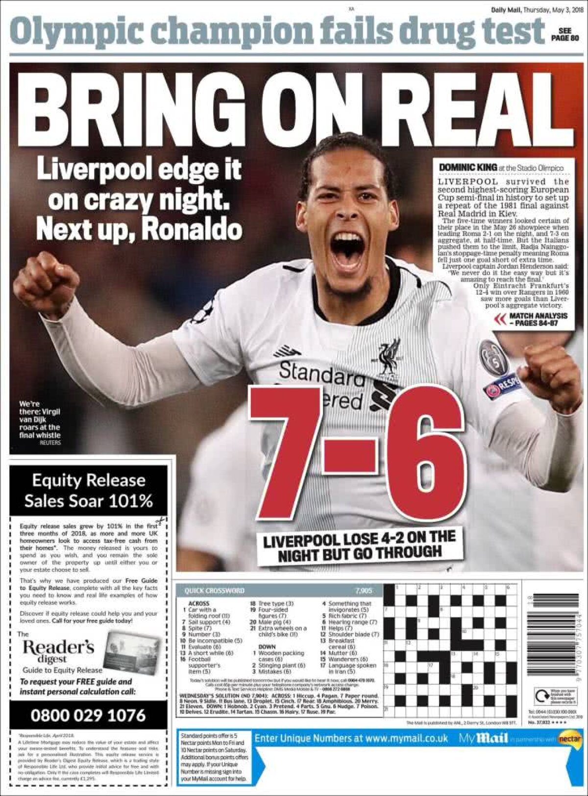 Ce scriu azi ziarele de sport din lume (3 mai 2018)