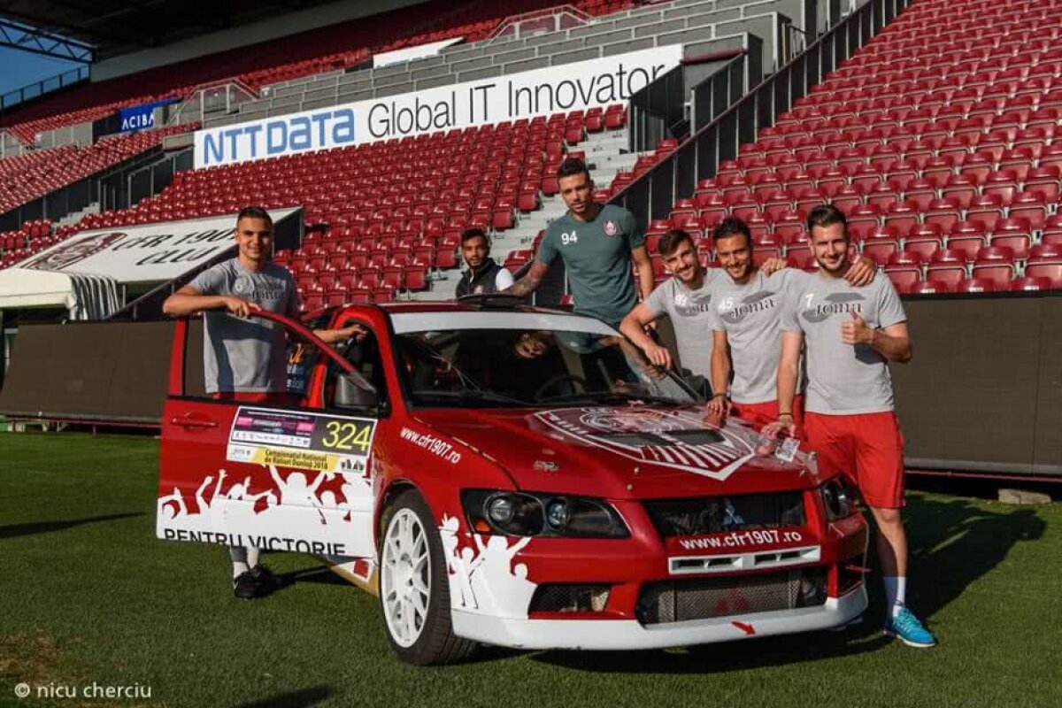 GALERIE FOTO "Familia CFR le urează multă baftă celor doi!" » Ce fac "feroviarii" înaintea meciului decisiv cu U Craiova