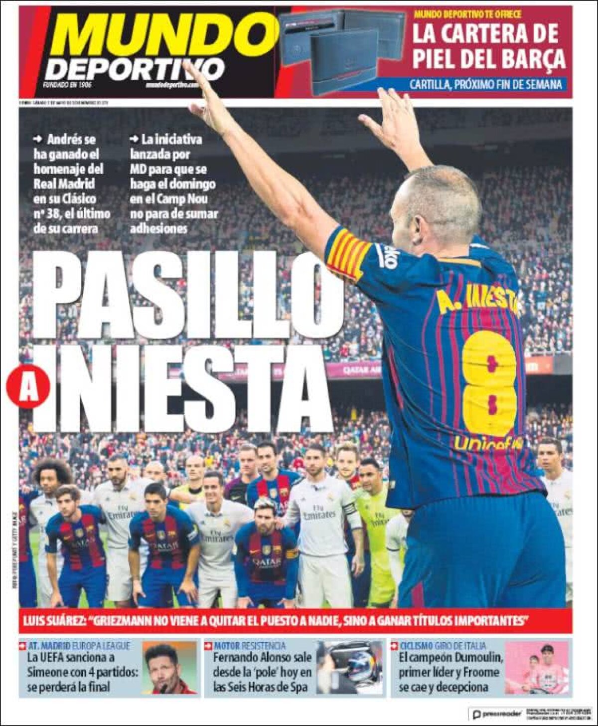 Ce scriu azi ziarele de sport din lume (5 mai 2018)