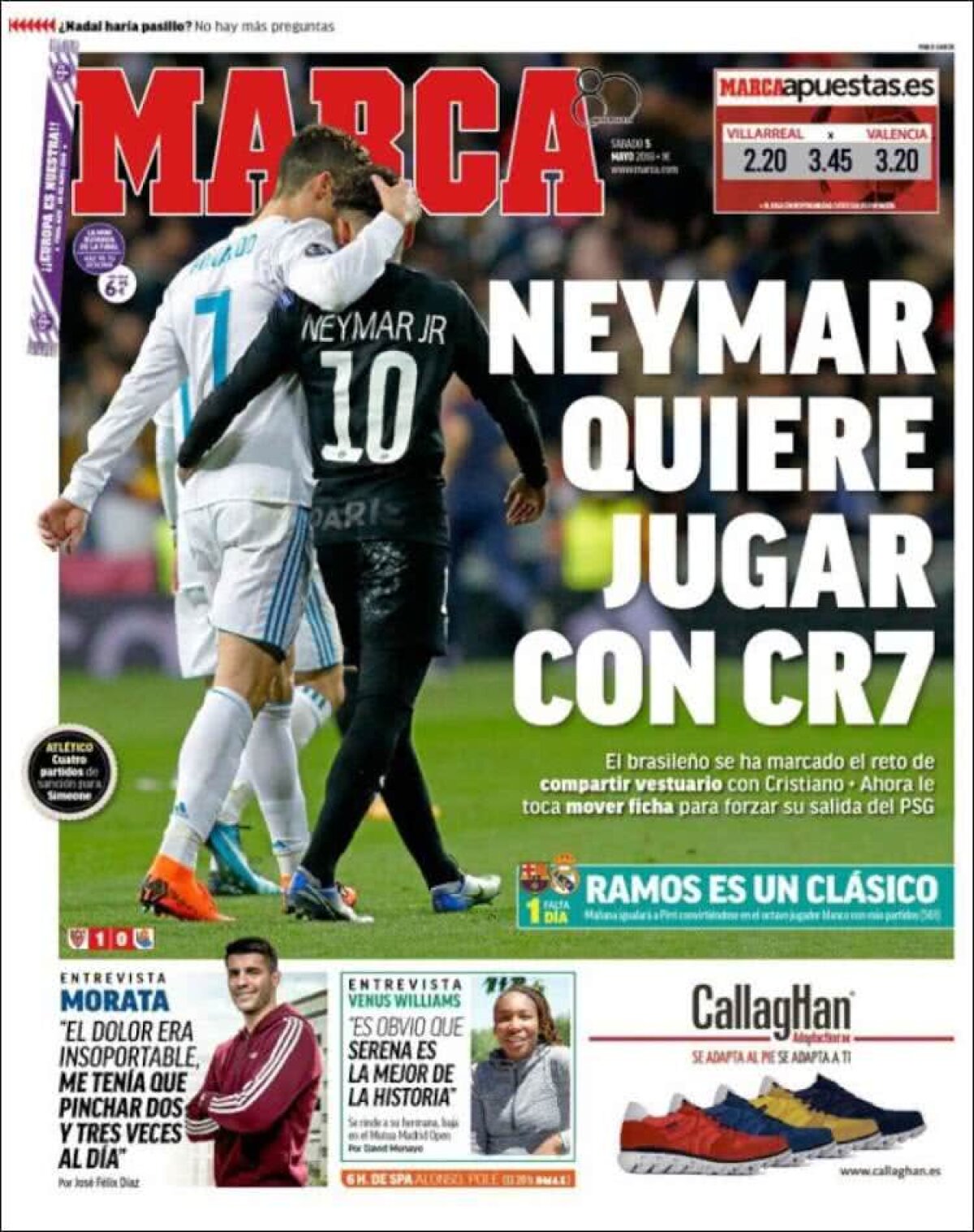 Ce scriu azi ziarele de sport din lume (5 mai 2018)