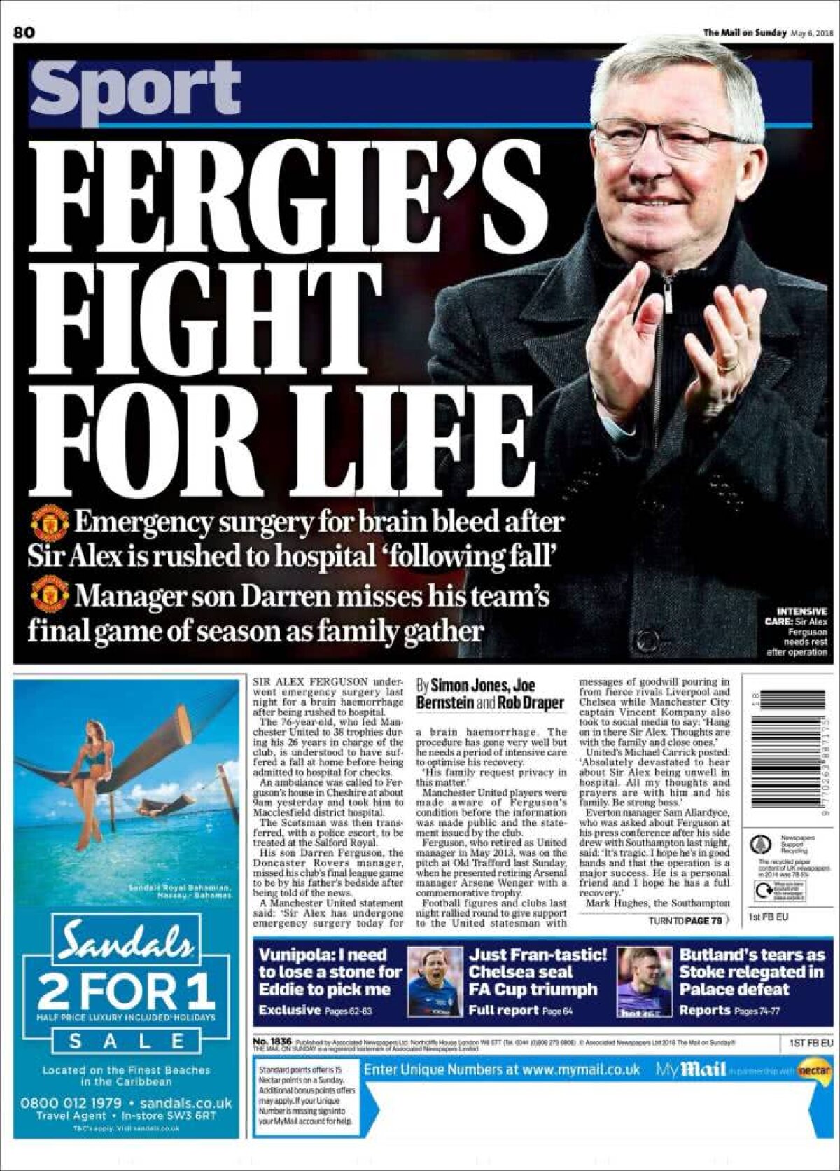 Ce scriu azi ziarele de sport din lume (6 mai 2018)