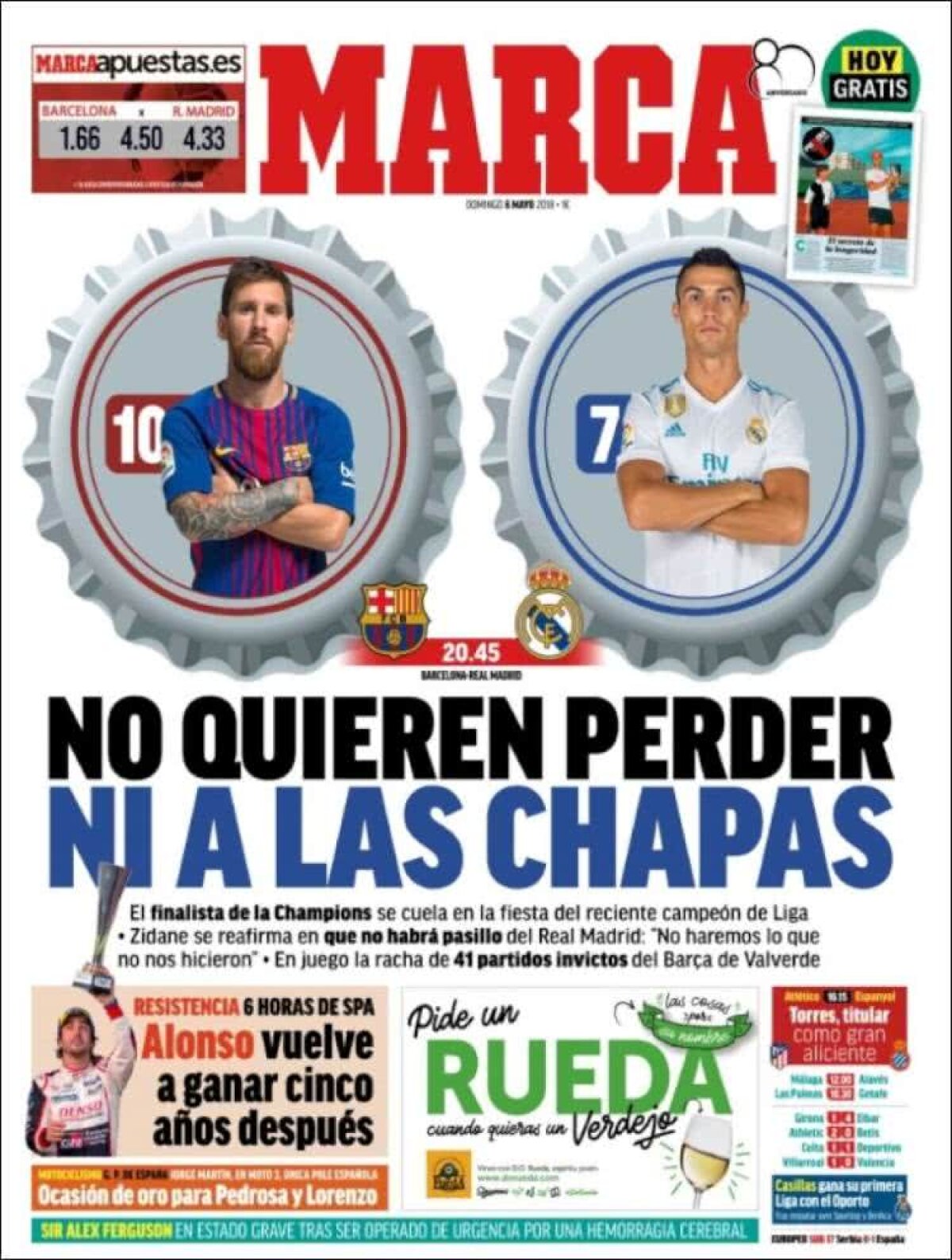 Ce scriu azi ziarele de sport din lume (6 mai 2018)