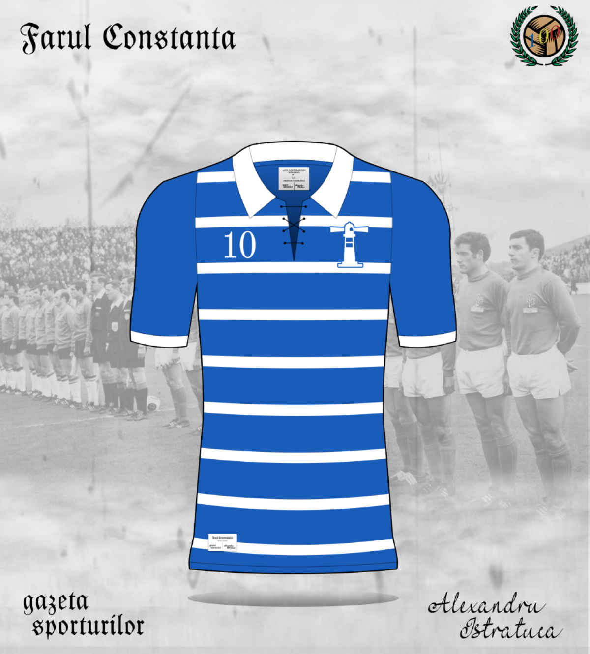 FOTO Provocare GSP: tânărul din Vaslui care creionează echipamente a desenat tricourile celor mai importante nume din fotbalul românesc! România 100 e tema principală