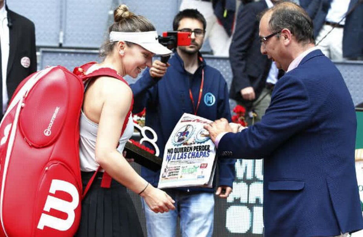 TURNEUL DE LA MADRID. FOTO Superpremiu pentru Simona Halep » Cel mai tare ziar din Spania a ales-o în fața Serenei Williams și a Mariei Sharapova